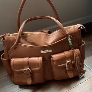 Lily Jade Diaper Bag- Elizabeth Camel